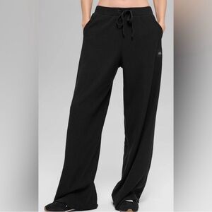 NEW ALO Yoga Muse Wide Leg Pant BLACK size XS